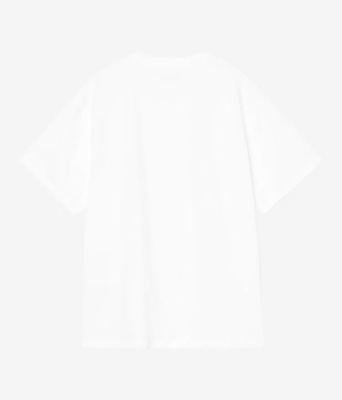 CARHARTT WIP WOMENS POCKET HEART T-SHIRT I032318 WHITE BLACK