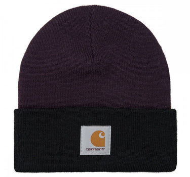 CARHARTT WIP TRIPLE BEANIE I029489 TAWNY DARK IRIS BLACK