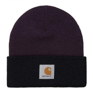 CARHARTT WIP TRIPLE BEANIE I029489 TAWNY DARK IRIS BLACK