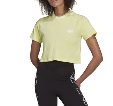 ADIDAS WOMEN CROP TOP H20255 PULSE YELLOW