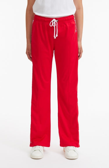 CHAMPION REVERSE WEAVE STAIGHT HEM PANTS 111250 RS017 ROTE DAMENHOSE - Shoelosophy