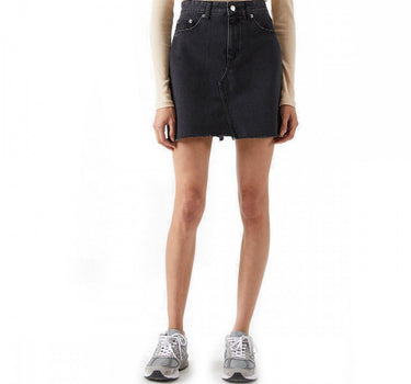 DR DENIM 2030121 ECHO SKIRT BLACK