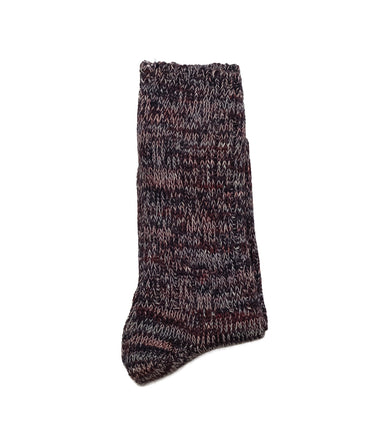 IN THE BOX WORK SHORT SOCKS DARK ORANGE MULTICOLOR MADE IN ITALY