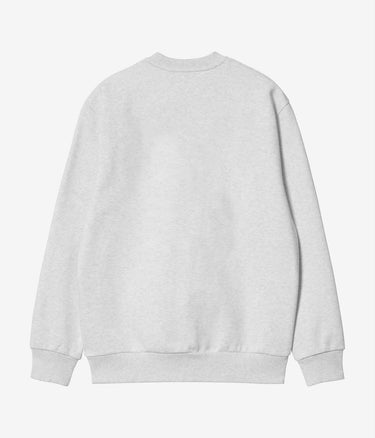 CARHARTT WIP CARHARTT SWEATSHIRT I030546 ASH HEATHER GRAPHITE