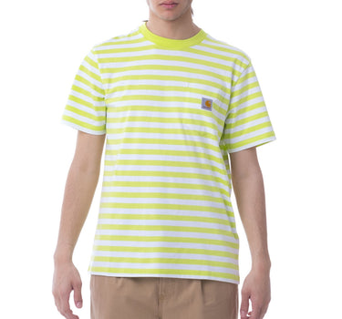 Carhartt Scotty Stripe Pocket T-shirt I027732 LIME