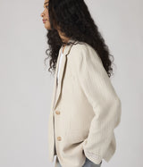 LEVI'S WOMAN STELLA RELAXED BLAZER 005AX-0002 HERRINGBONE PEYOTE - Shoelosophy