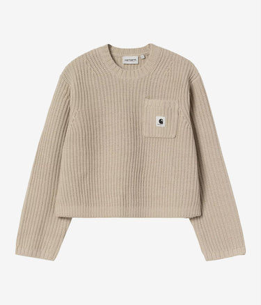 CARHARTT WIP WOMENS MIRA SWEATER I035382 FLEUR DE SEL