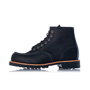 RED WING 2949 MOC TOE ROUGHNECK BLACK MADE IN USA 6" MOC