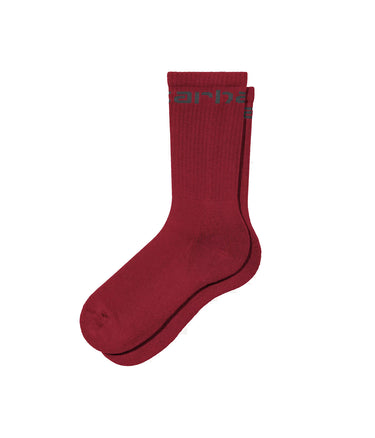 CARHARTT WIP SOCKS I029422 SCARLET GRAPHITE