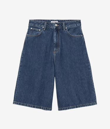 CARHARTT WIP WOMENS BELMONT SHORT I036598 BLUE STONE WASHED