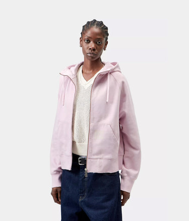 CARHARTT WIP WOMENS HOODED PAINTER JACKET I036842 HORTENSIA DESTROY WASH SPLATTER