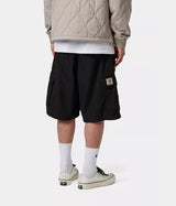 CARHARTT WIP COLE 카고 반바지 I035566 BLACK GARMENT DYED - Shoelosophy