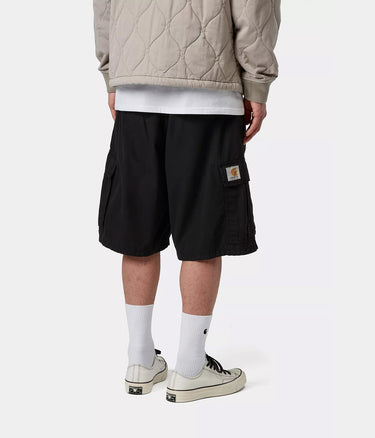 CARHARTT WIP COLE 카고 반바지 I035566 BLACK GARMENT DYED - Shoelosophy