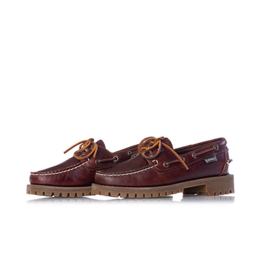 SEBAGO CAMPSIDES RANGER WAXY WOMAN 7002IR0 BROWN GUM MOCASSINO DONNA OUTDOOR