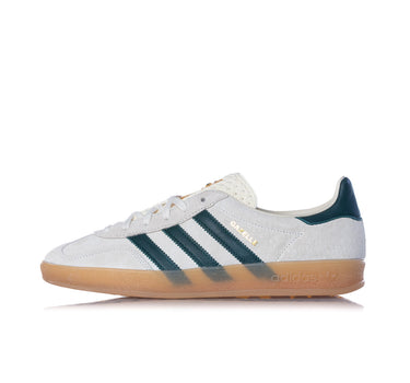 ADIDAS GAZELLE INDOOR IH7502 CREAM WHITE COLLEGIATE GREEN