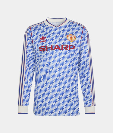 ADIDAS ORIGINALS MANCHESTER UNITED AWAY JERSEY 1990 LONG SLEEVES JM5498 MULTICOLOR