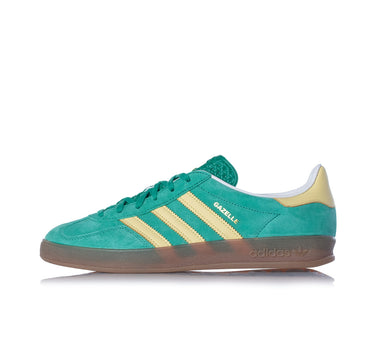 ADIDAS GAZELLE INDOOR SEMI COURT GREEN ALMOST YELLOW