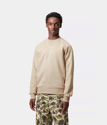CARHARTT WIP CHASE SWEATSHIRT I033660 FLEUR DE SEL