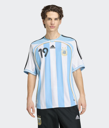 ADIDAS AFA ARGENTINA 2006 MESSI HOME JERSEY JN3708 WHITE