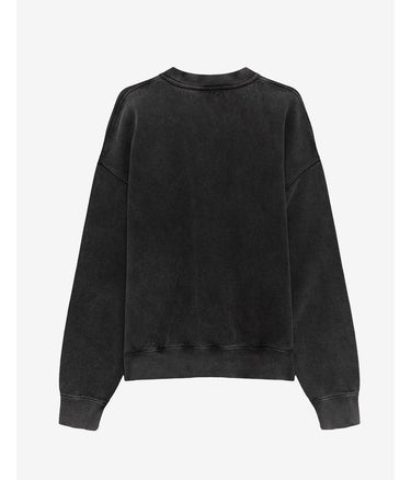 AMISH CREW SWEATER CHAOS PIGMENT STONE BLACK