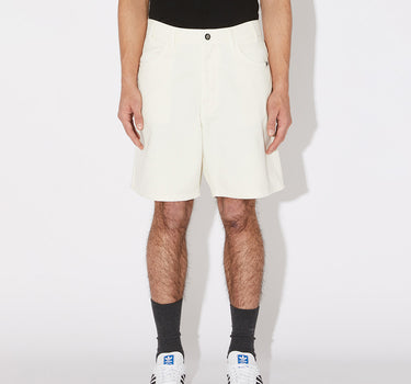 Amish Bermuda Bernie Bull Off White Denim Twill