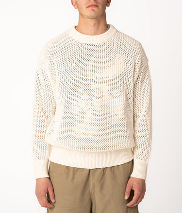 AMISH CREW NECK OVER OFF WHITE MADE IN ITALY