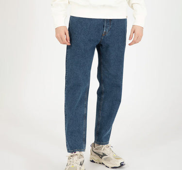 AMISH JEREMIAH STRAIGHT DENIM STONE WASHED JEANS UOMO