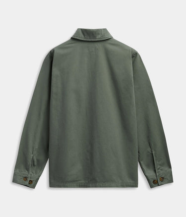 SEBAGO DORR HERRINGBONE JACKET 741274W GREEN LICHEN