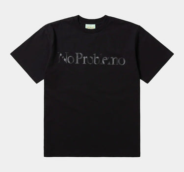 ARIES ARISE NO PROBLEMO SS TEE COAR60002 BLACK MADE IN ITALY