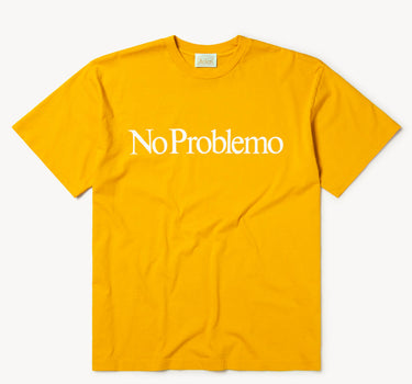 Aries Arise No Problem SS Tee Star60002 Mustard Made in Italy