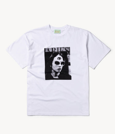 ARIES ARISE TRICLOPS SS TEE STAR60006 WEISS - Shoelosophy