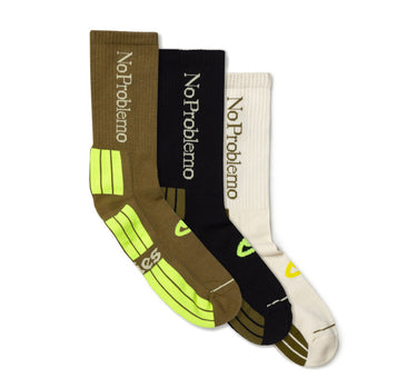 ARIES NO PROBLEMO SOCKS 3 PACK MADE IN ITALY