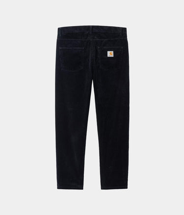CARHARTT NEWEL PANT I027232 CORDUROY DARK NAVY RINSED