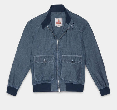 BARACUTA CHAMBRAY AF POCKET G9 BLUE