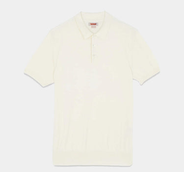 Baracuta SS Polo Knit Cotton Garment Dyed Ivory