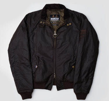 BARBOUR INTERNATIONAL STEVE McQUEEN MERCHANT WAX JACKET OLIVE