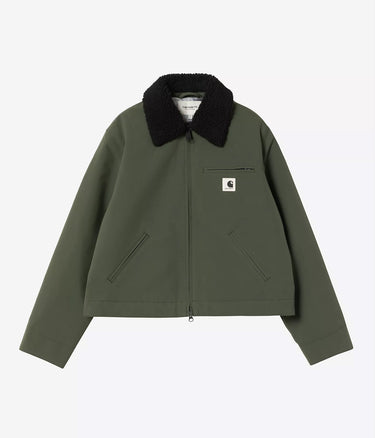 CARHARTT WIP WOMENS NEWKIRK JACKET I033880 OPUNTIA WILD DOG PRINT