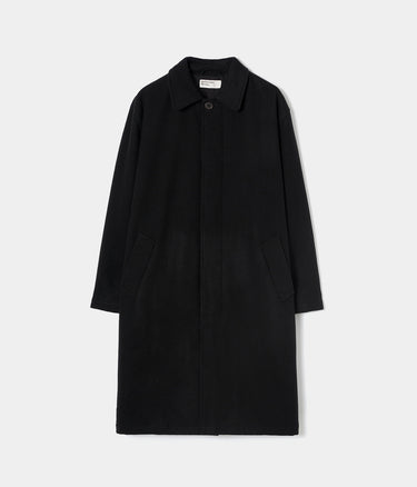 UNIVERSAL WORKS MOWBRAY MAC COAT 35205 BLACK