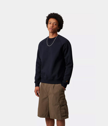 CARHARTT WIP CHASE SWEATSHIRT I033660 DARK NAVY