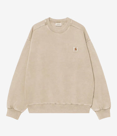 CARHARTT WIP VISTA SWEATSHIRT I029522 FLEUR DE SEL GARMENT DYED
