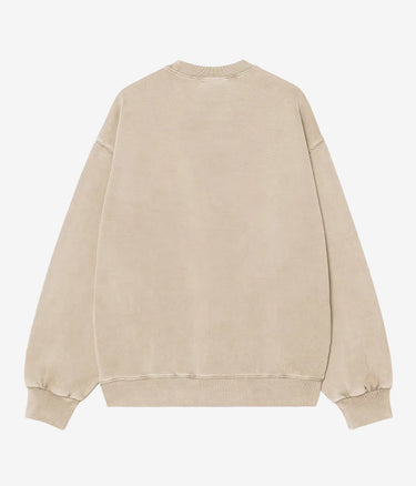 CARHARTT WIP VISTA SWEATSHIRT I029522 FLEUR DE SEL GARMENT DYED