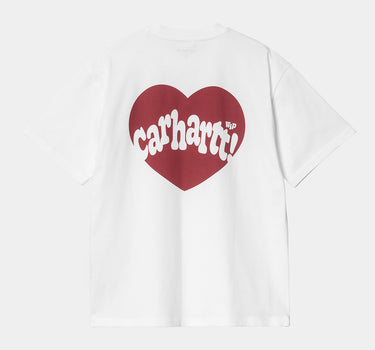 CARHARTT WIP WOMENS AMOUR T-SHIRT I033678 WHITE TUSCANY