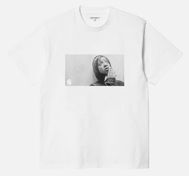 Carhartt Wip Archive Girl T-shirt I031771 White Organic Cotton