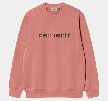 CARHARTT WIP CARHARTT SWEATSHIRT I030546 DUSTY ROSE SYCAMORE