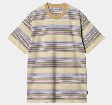 Carhartt Wip Coby T-shirt I032995 Stripe Bourbon Yarn Dyed