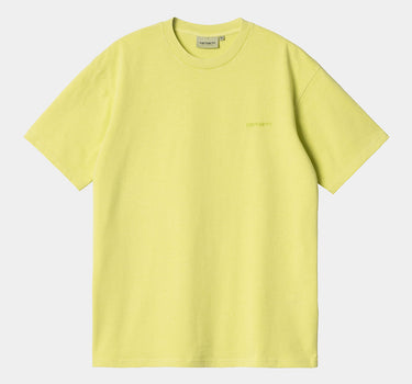 CARHARTT WIP DUSTER SCRIPT T-SHIRT I033622 ARCTIC LIME GARMENT DYED