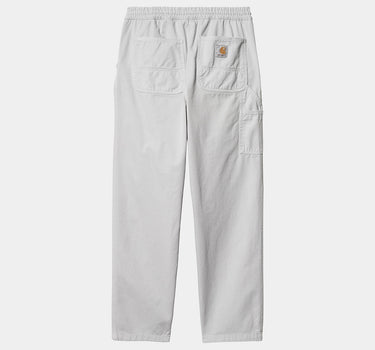 Carhartt Wip Flint Pant I029919 Garment en sergé en argent sonique teint