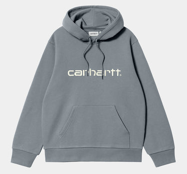 CARHARTT WIP HOODED CARHARTT SWEATSHIRT I030547 DOVE GREY WAX