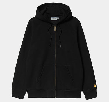 Carhartt Wip Wip Cooded Chase Jacket Sweatshirt I033664 Black