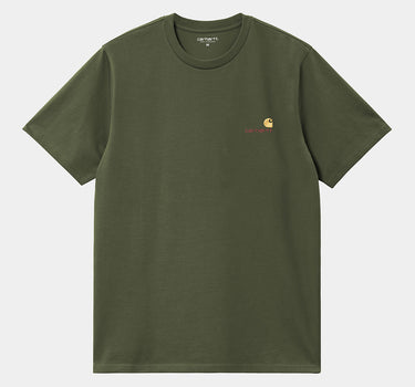 Carhartt Wip American Script T-shirt I029956 Tarragon